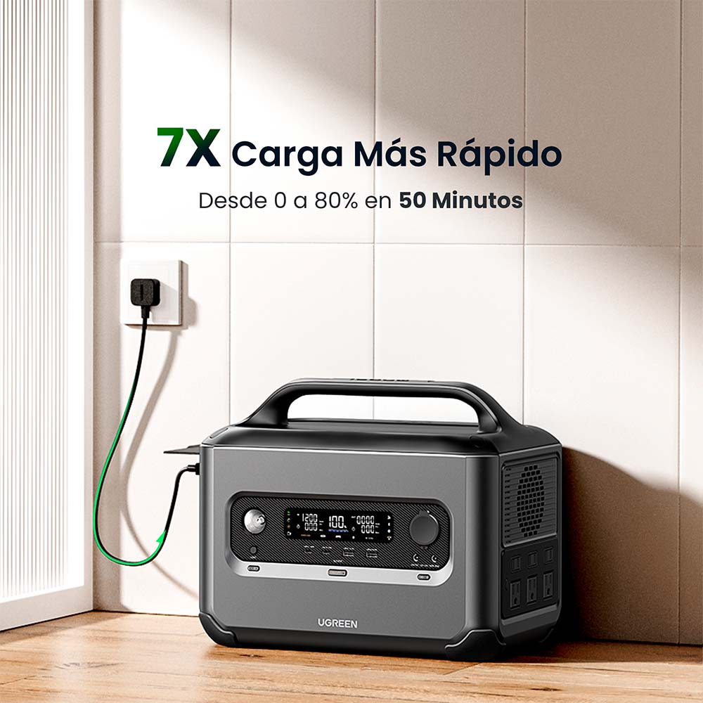 Estación de Energía Portátil 1024WH 40AH y Carga Solar 400W