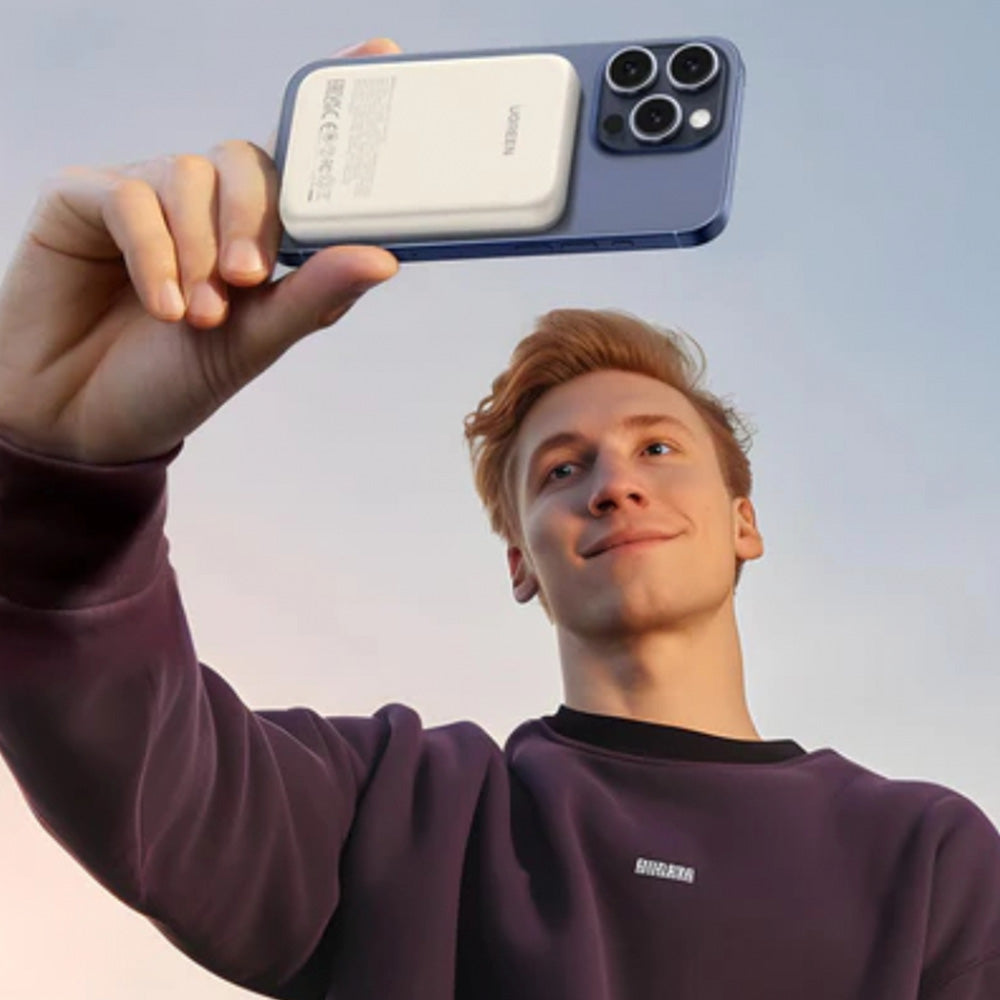 Mini batería portátil magnética 5.000MAh Ugreen Blanco