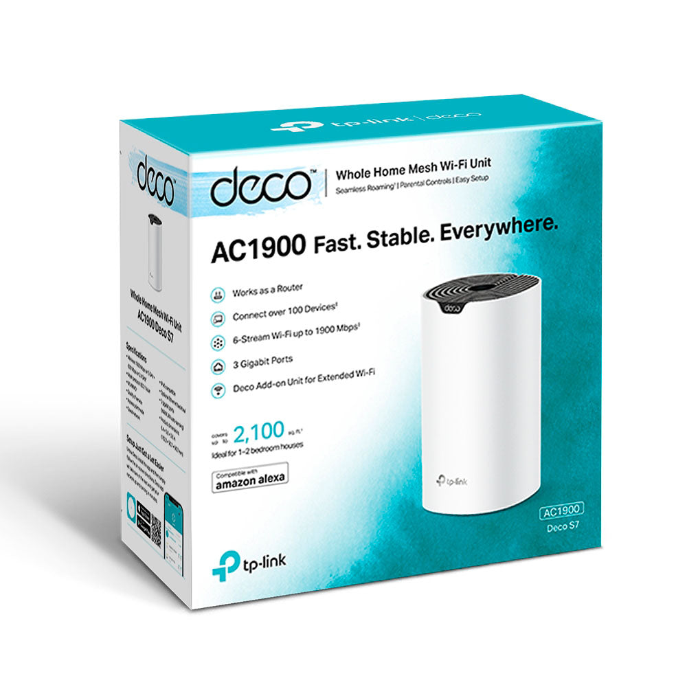 Sistema WiFi Mesh Deco S7 AC1900 (3 Nodos) TP-Link
