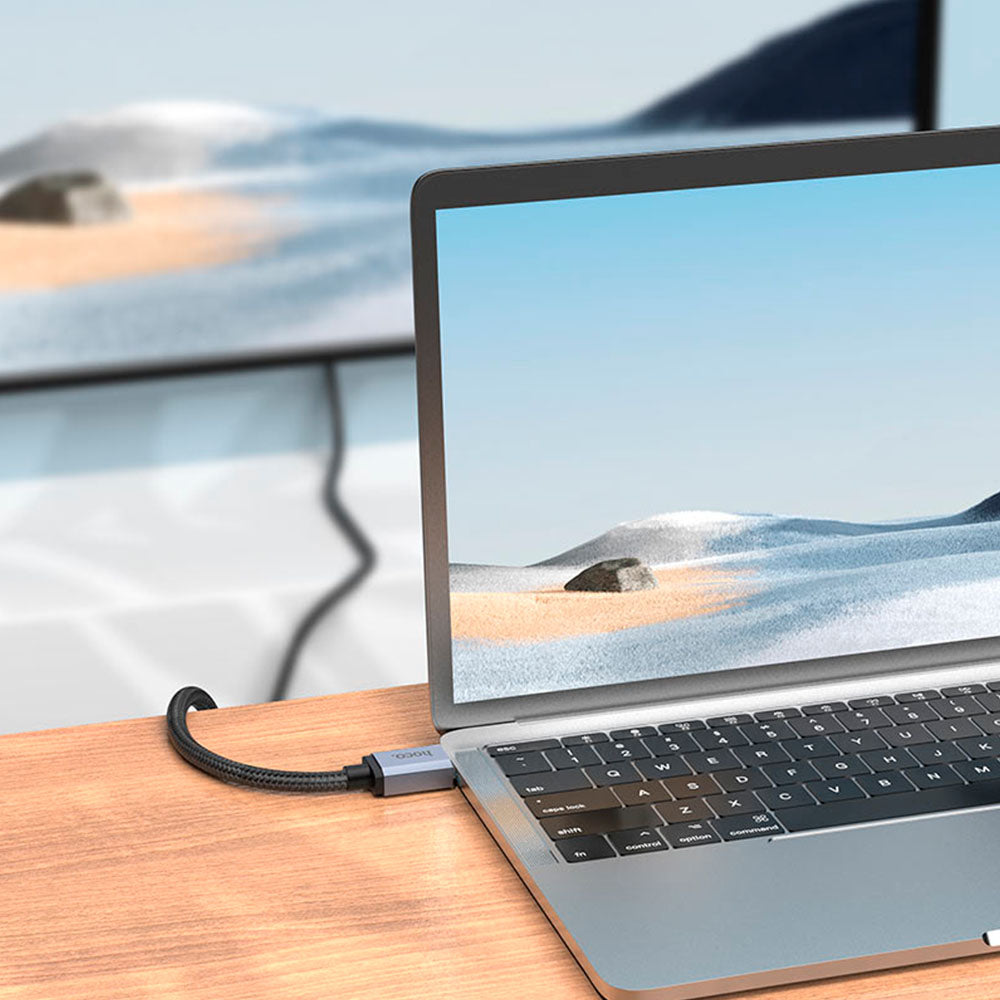 Cable Hoco US03 HDMI a HDMI 2.0 4K de 1M - Gris