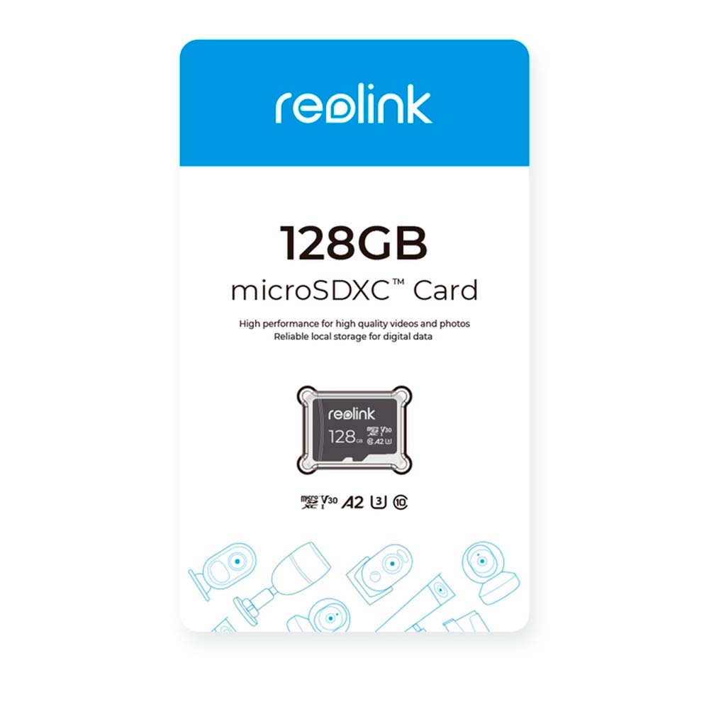 Tarjeta Micro SDXC 128GB C10 para Cámara Reolink