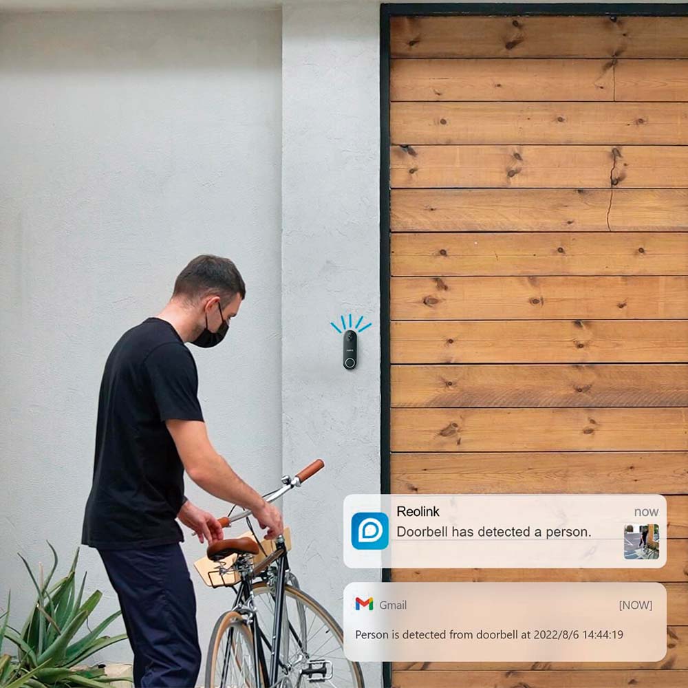 Timbre con Cámara Inteligente WiFi Reolink Open Box