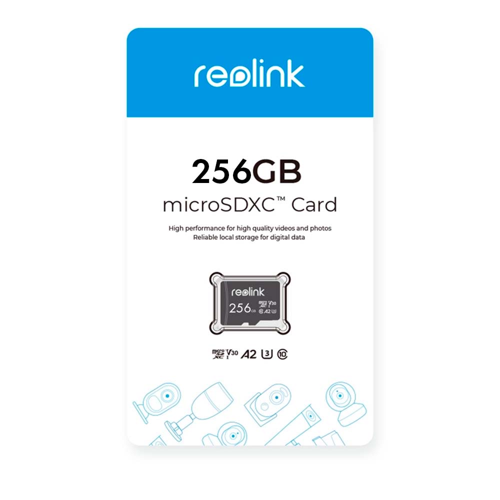 Tarjeta Micro SDXC 256GB C10 para Cámara Reolink