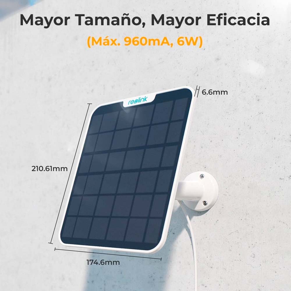 Panel Solar 2 Reolink 5,8w Open Box