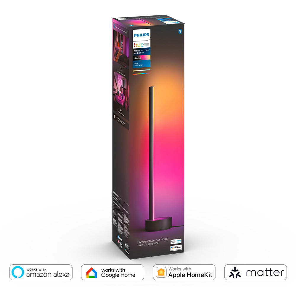 Philips HUE Signe Gradient Lámpara de mesa Inteligente Luz Blanca y Color