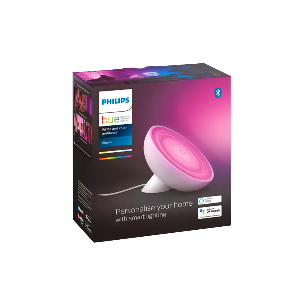 Lámpara Inteligente de Mesa Philips Hue Bloom Multicolor