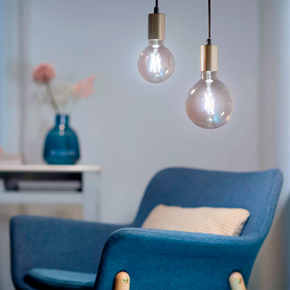 Ampolleta WiFi de filamento ámbar 7W G95 220V E27 Wiz Open Box