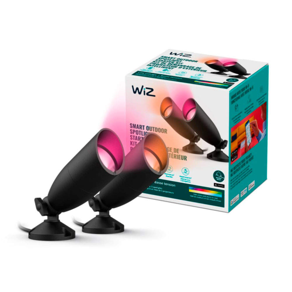 Kit Inicial de Luces de Suelo Wiz para Exterior