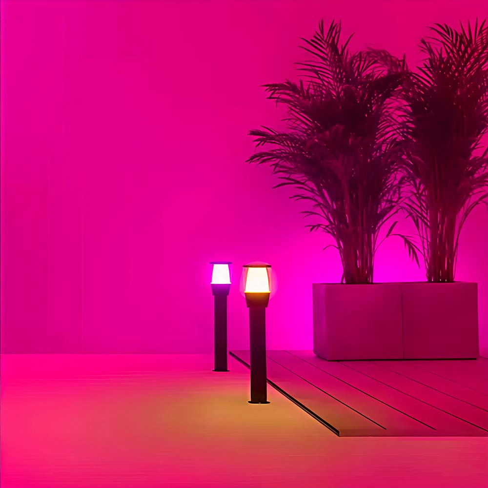 Kit Inicial de Iluminación Bollard para Exterior Wiz