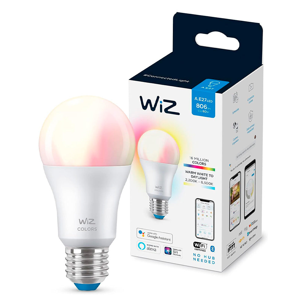 Packs Ampolleta A60 multicolor Wifi E27 Wiz