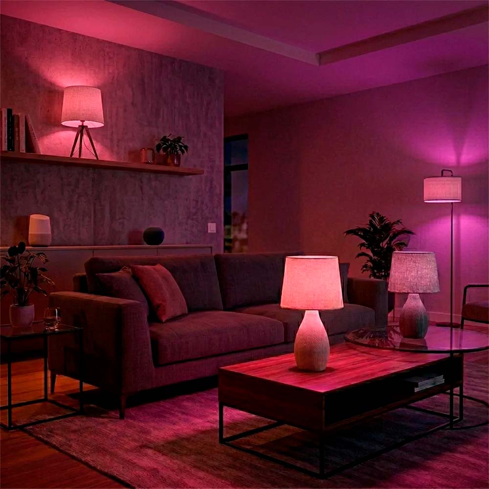 Ampolleta Led Inteligente Philips Hue E27 A60 8,1W