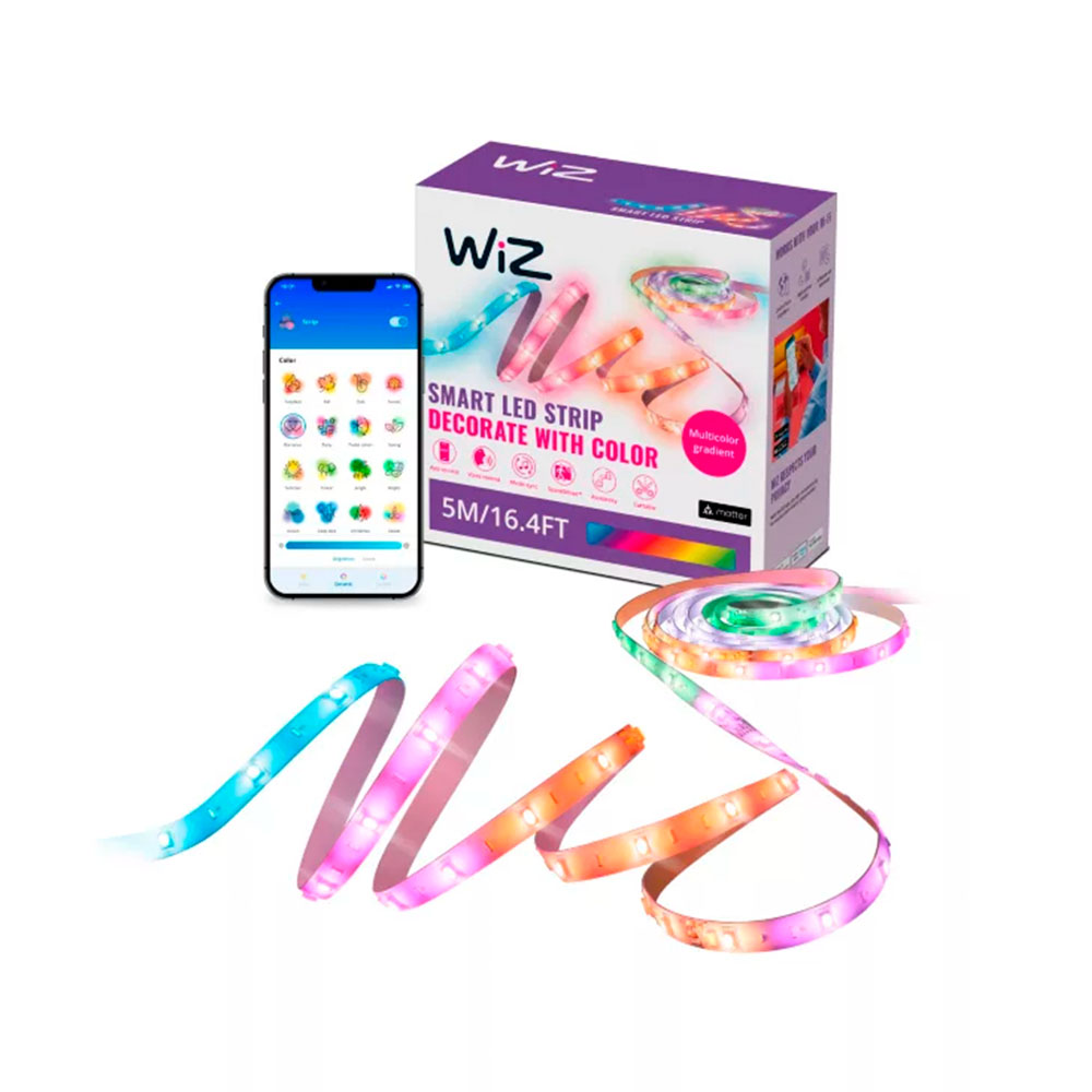 Tira Led Wiz WiFi RGBIC de 5 Mts