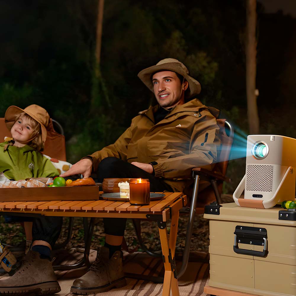 Proyector Portátil T2 Plus Yaber WiFi y Bluetooth 1080p