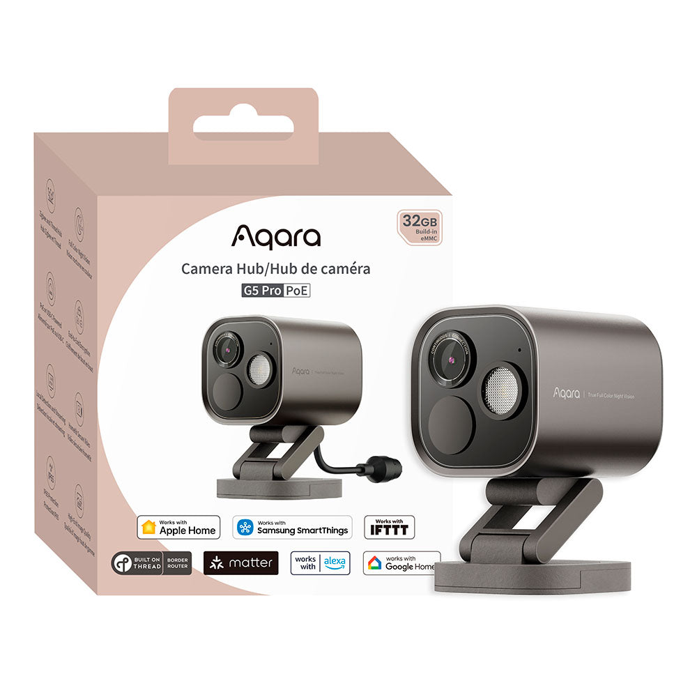 Cámara de Exterior PoE y Matter Hub G5 Pro Aqara