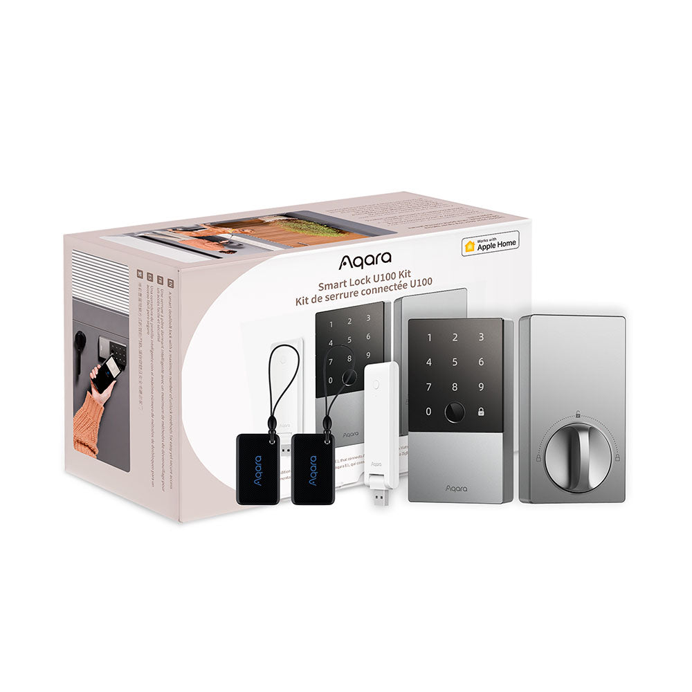 Cerradura Smart Kit U100 Zigbee 3.0 Silver Aqara
