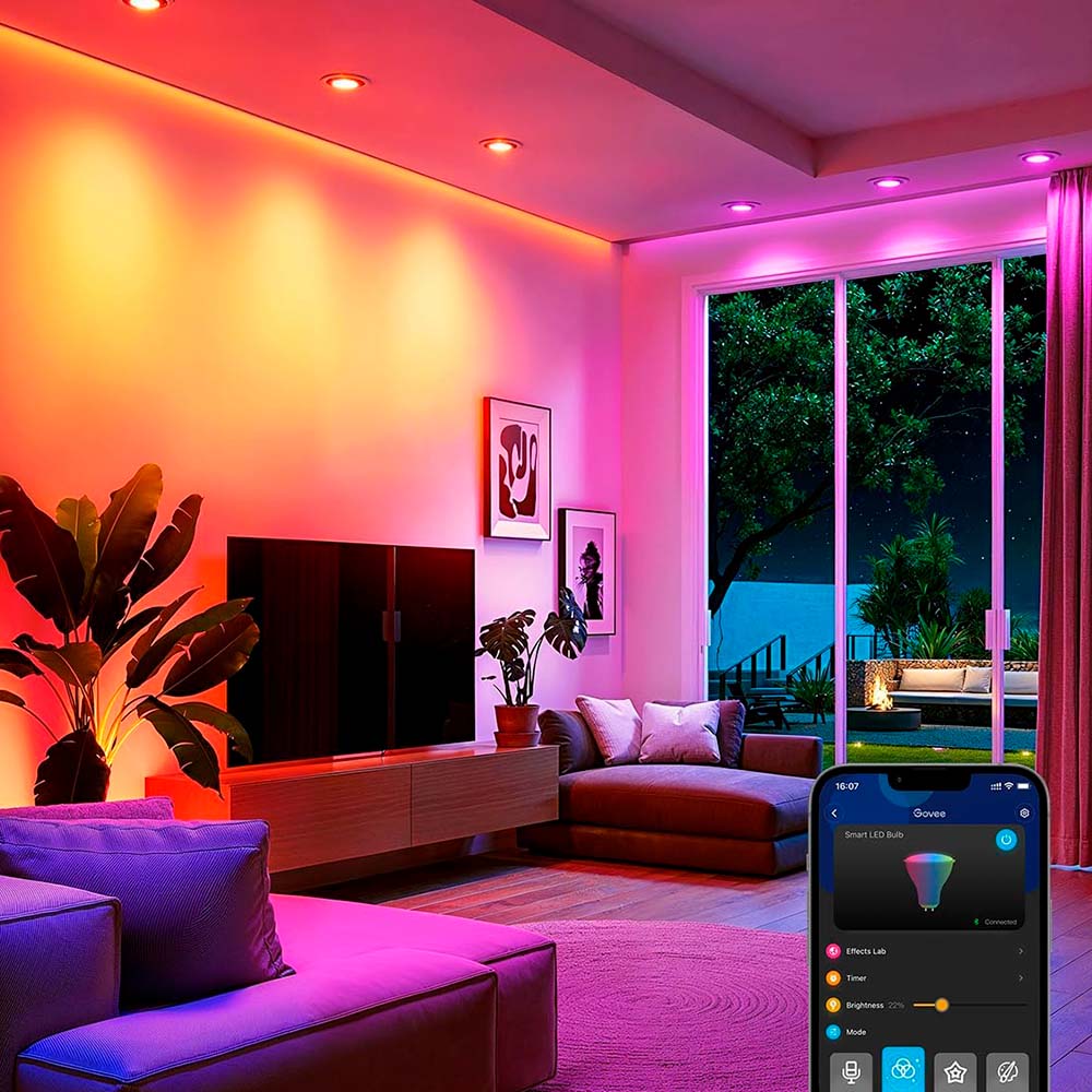 Pack Ampolletas Govee WiFi Smart GU10 RGBWW