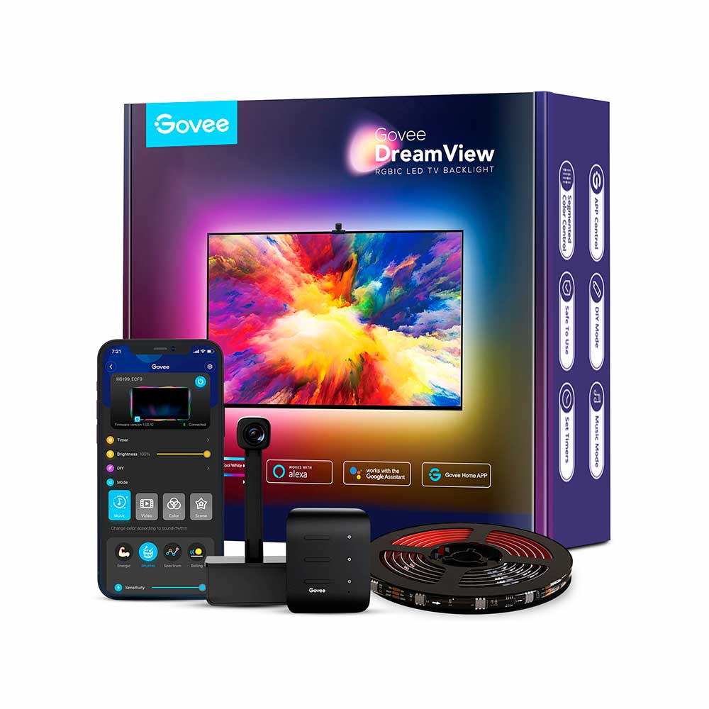 Kit Retroiluminación T1 + Tira LED 5 mts + Ampolleta Smart