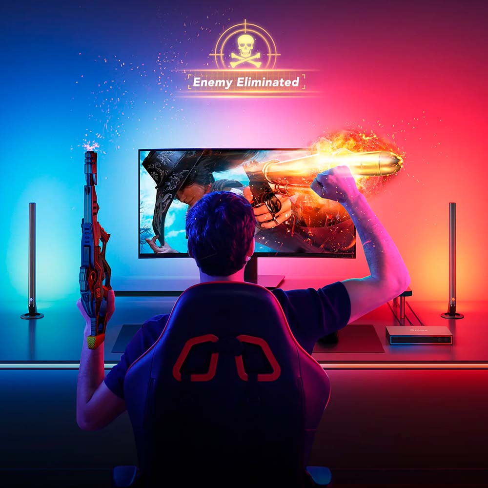 Kit Sincronización de Luces Gamer AI con HDMI - Govee Open Box