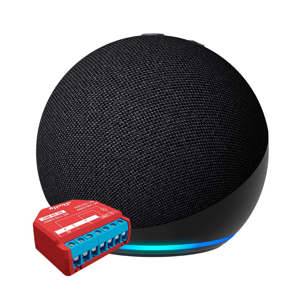 Kit Automatiza Termo Eléctrico/Estufa con Alexa Echo Dot 5