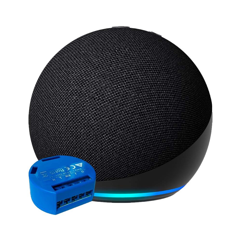 Kit Automatizador de Chapa Eléctrica con Alexa Echo Dot 5