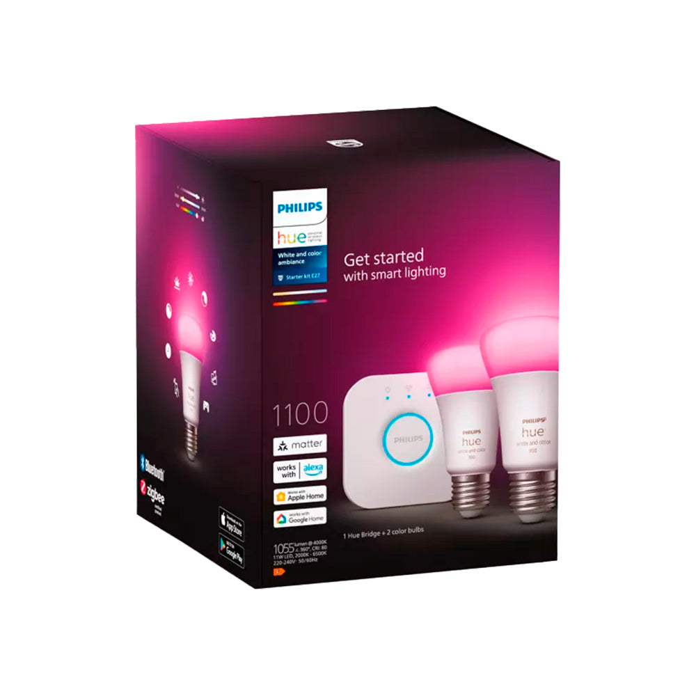 Kit Iluminación Inteligente Philips Hue Matter