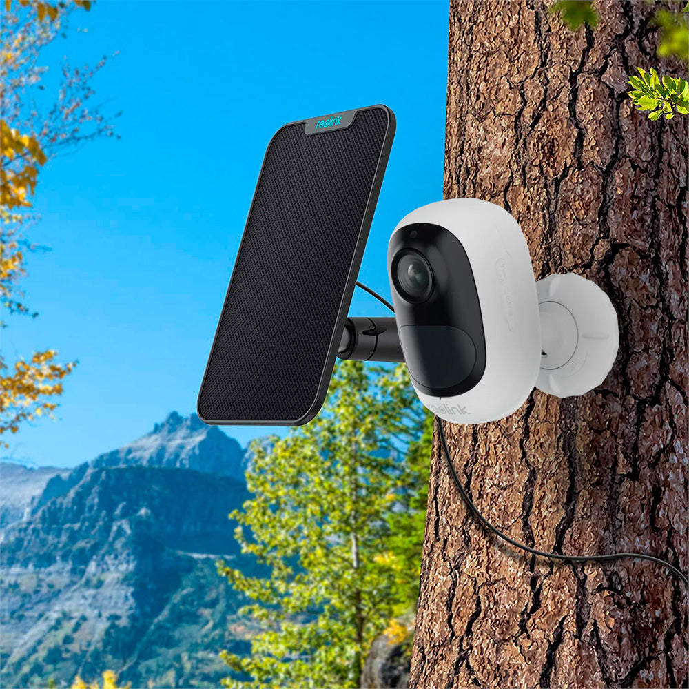 Kit Cámara de Seguridad Exterior WiFi Argus 2E + Panel Solar Reolink