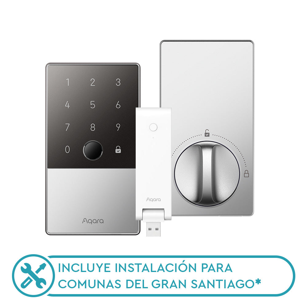 Cerradura Smart Kit U100 Zigbee 3.0 Silver Aqara