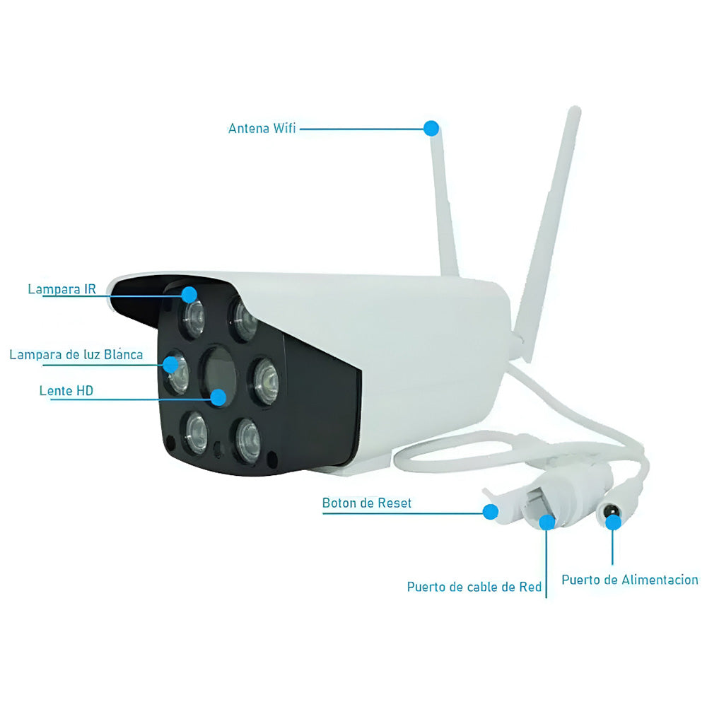 Cámara Inteligente para Exteriores IP66 WiFi Sonoff