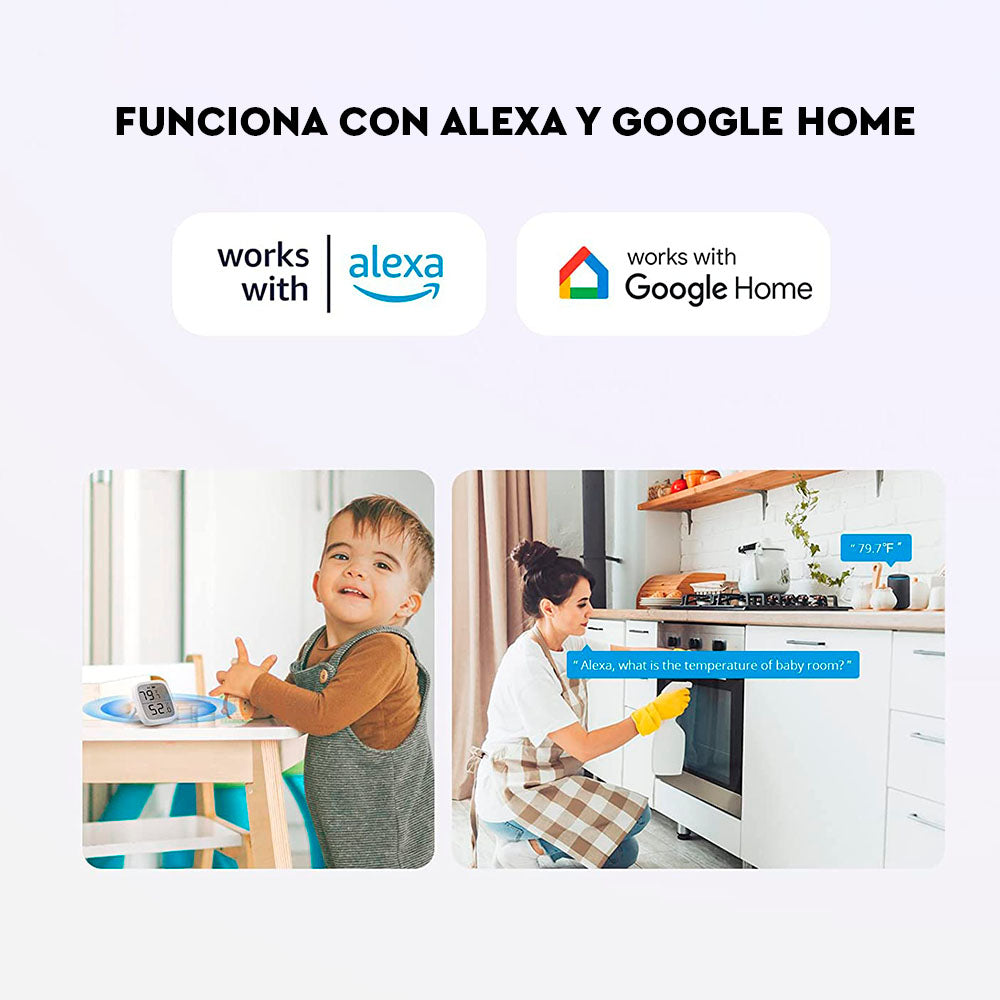 Monitor de Temperatura y Humedad SNZB-02D Sonoff