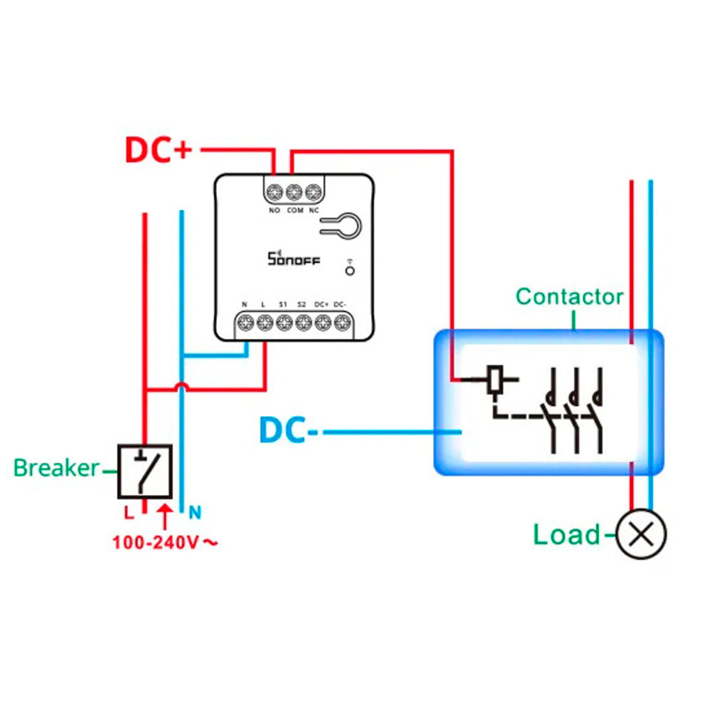 Interruptor WiFi de Contacto Seco Sonoff Mini-D