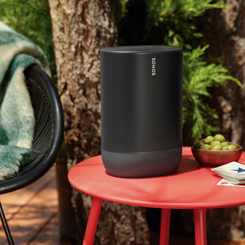 Parlante Inalámbrico WiFi y Bluetooth Sonos Move - Negro