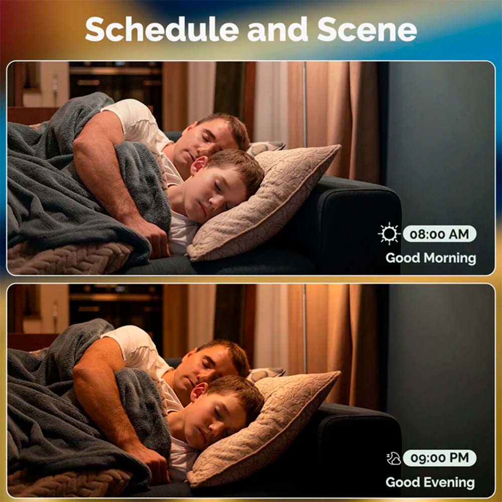 Ampolleta Smart WiFi y Matter RGB E27 de 14W Moes