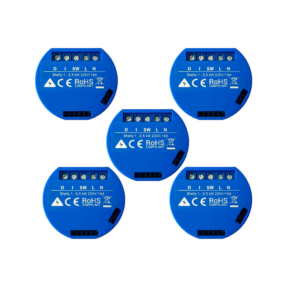 Pack 5x Rele Shelly 1 UL