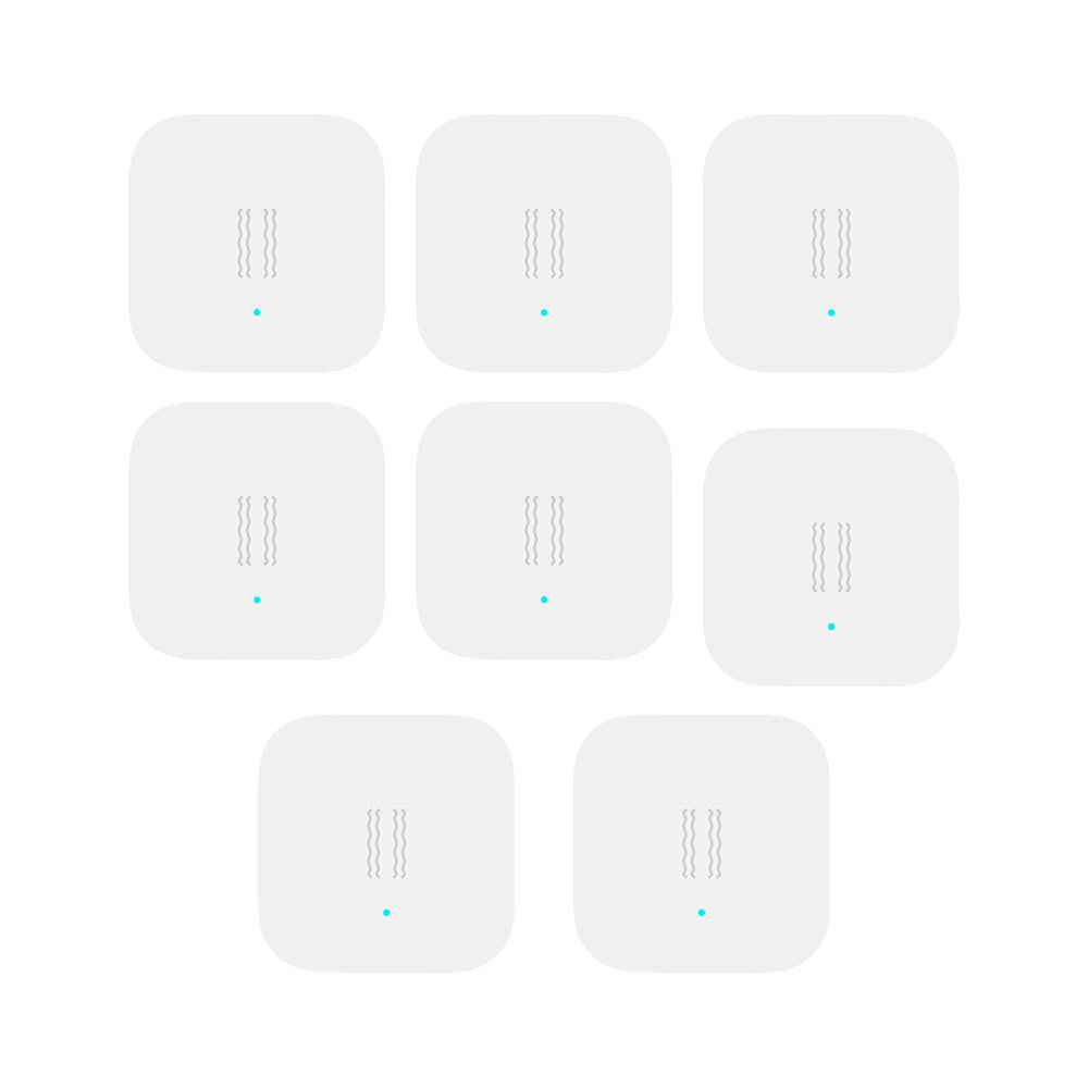 Pack 8x Sensor de Vibración Inalámbrico Zigbee HomeKit