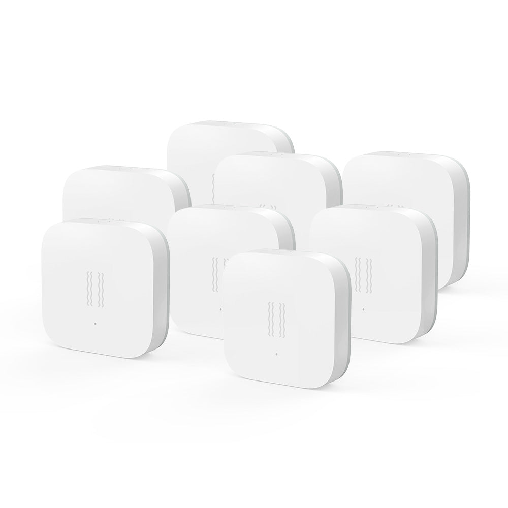 Pack 8x Sensor de Vibración Inalámbrico Zigbee HomeKit