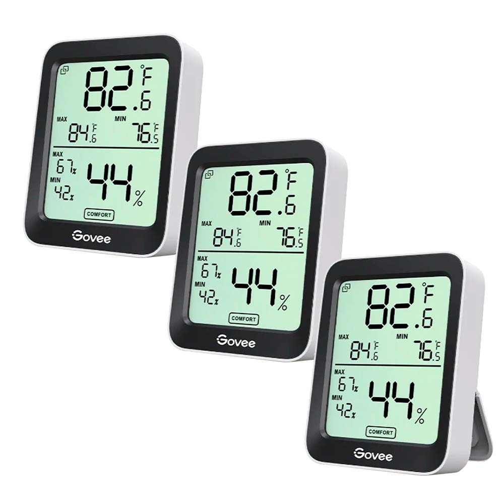 Pack 3x Termómetro Higrómetro Bluetooth Govee