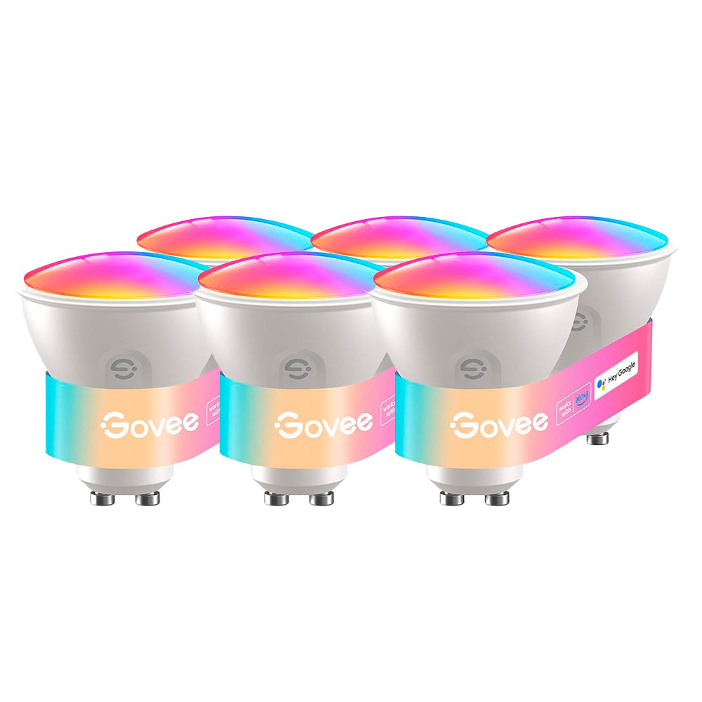 Pack Ampolletas Govee WiFi Smart GU10 RGBWW