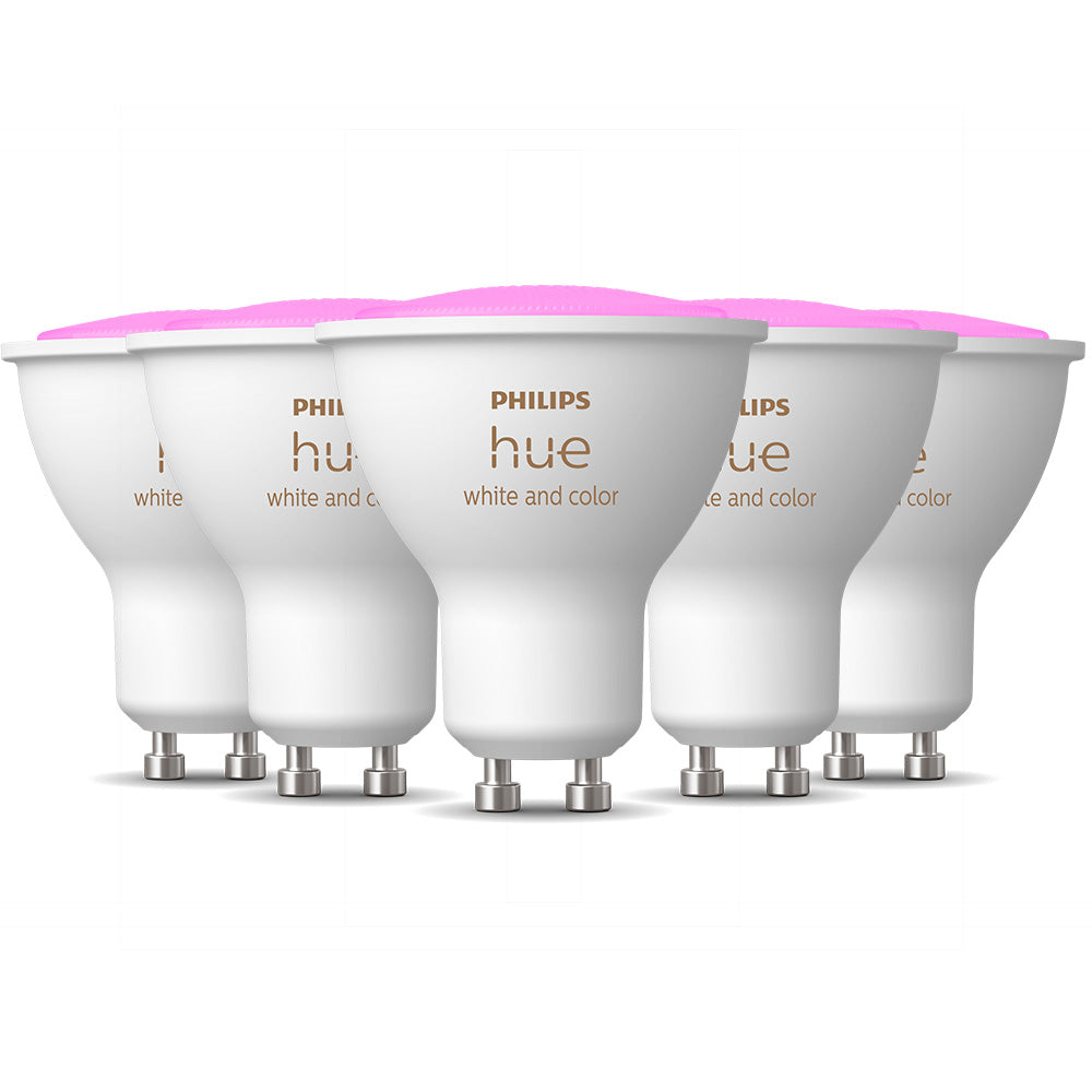 Pack Ampolleta Led Inteligente Philips Hue Gu10 4.3w 400lm Rgb