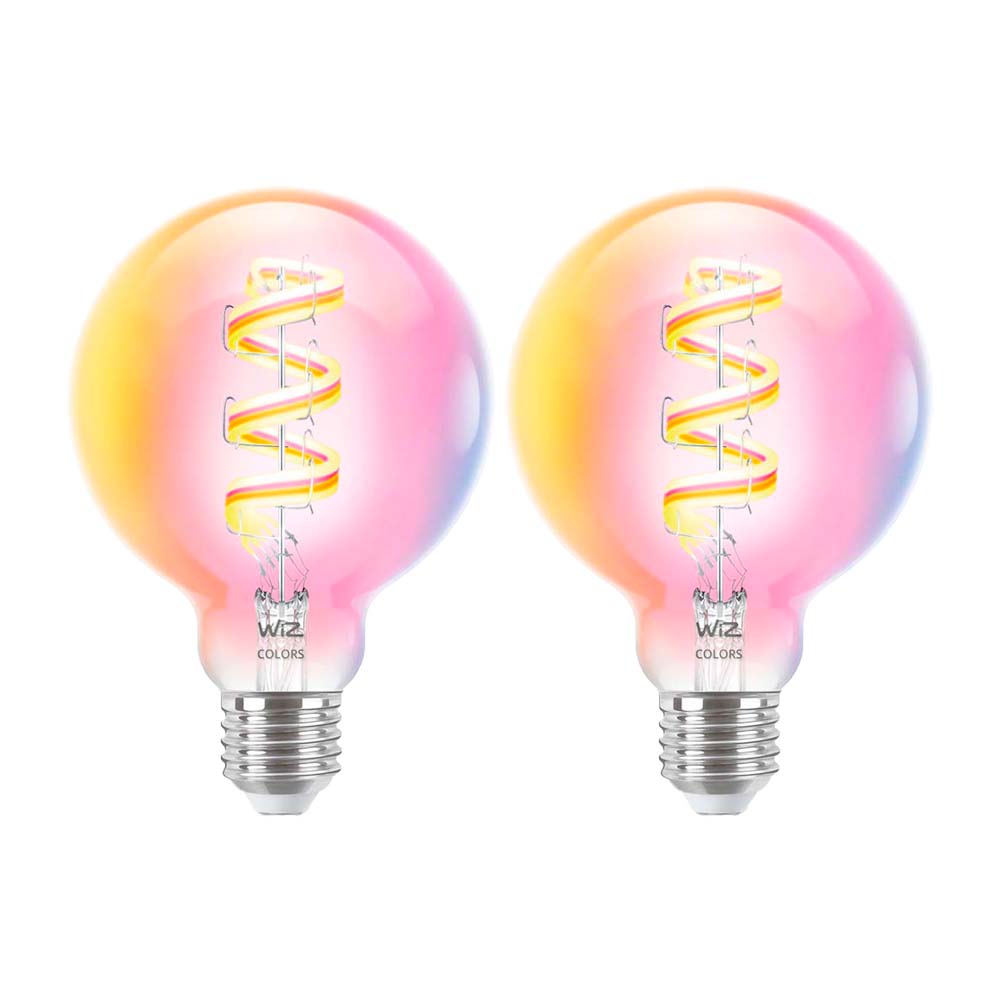 Pack Ampolleta RGB Transparente WiFi 40W Wiz
