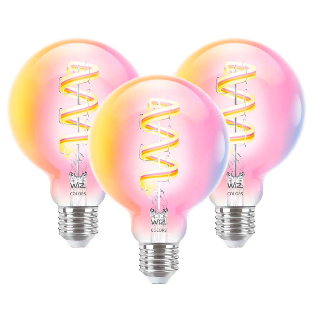 Pack Ampolleta RGB Transparente WiFi 40W Wiz