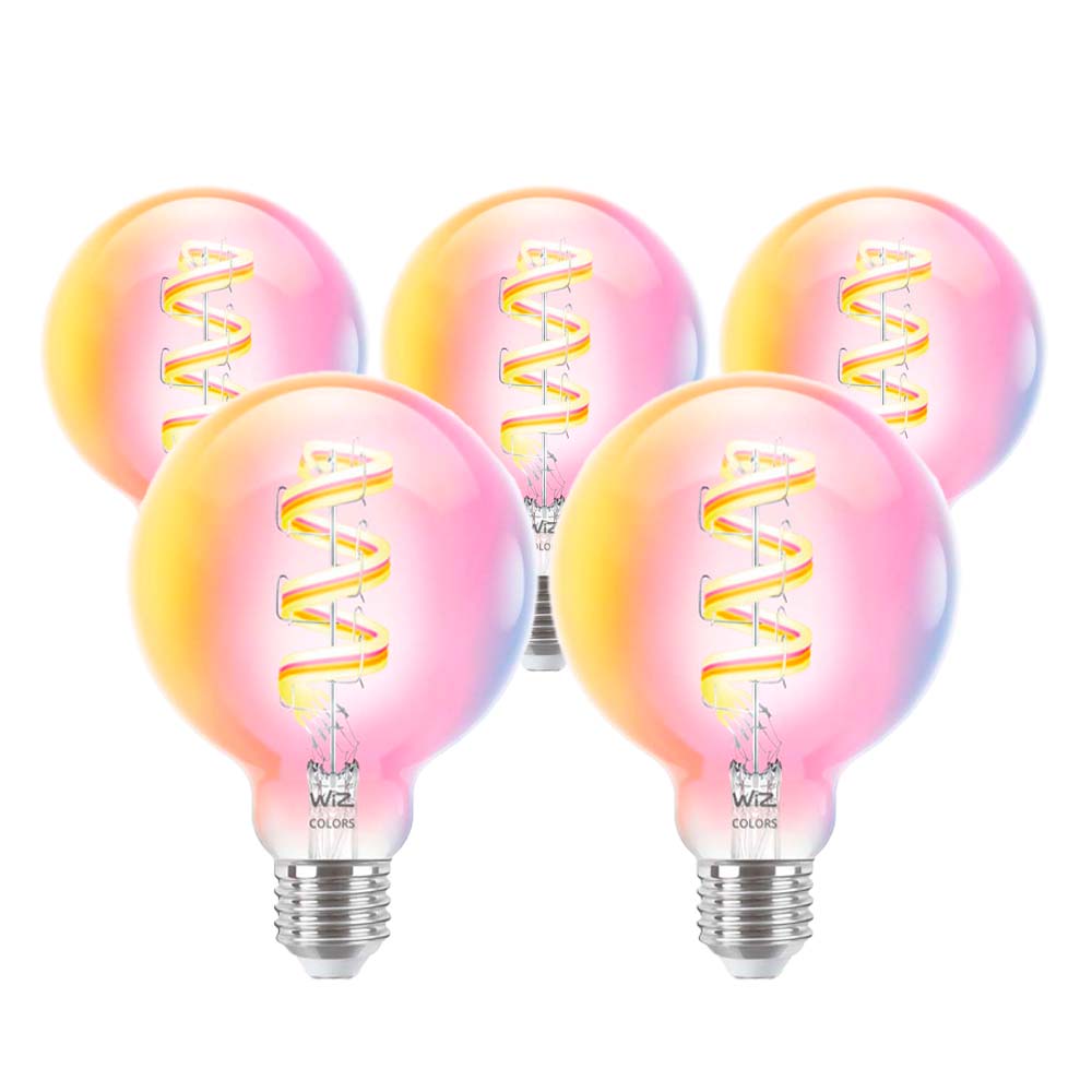 Pack Ampolleta RGB Transparente WiFi 40W Wiz