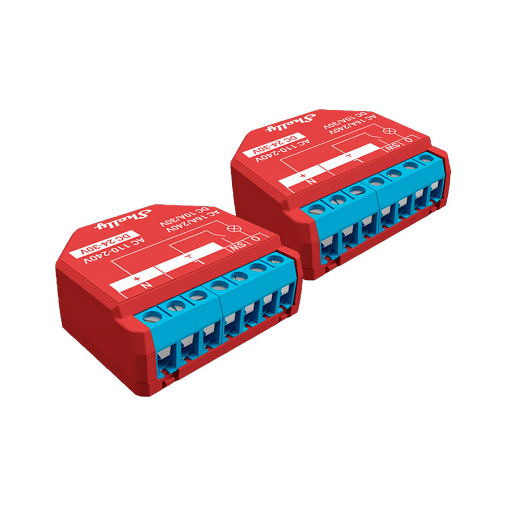 Pack 2x Interruptor Relay Plus 1PM UL Shelly