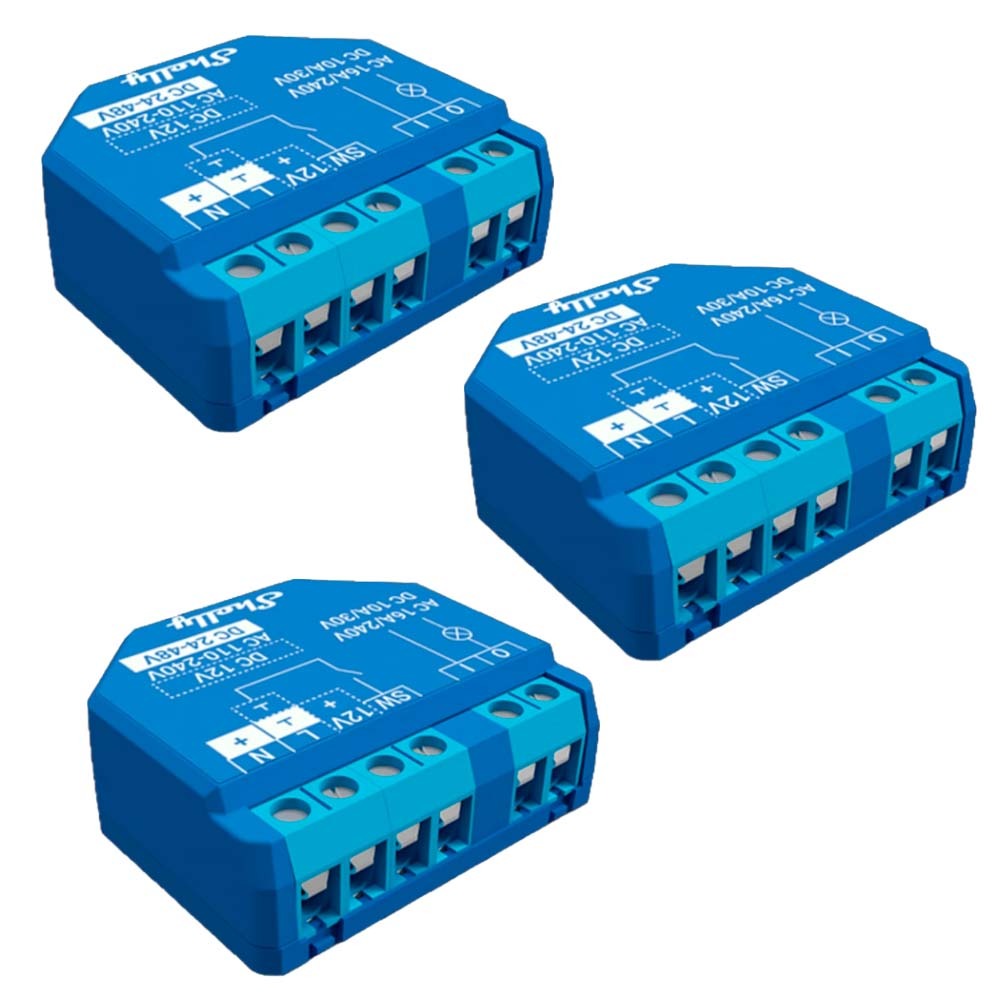 Pack Interruptor Relay Plus 1 UL Shelly