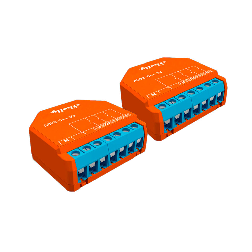 Pack 2x Shelly Plus I4 Wi-Fi Controller 4 Switch