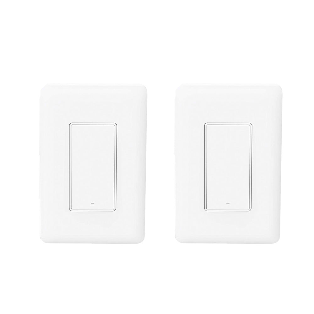 Pack 2x Interruptor de pared sin neutro simple Aqara