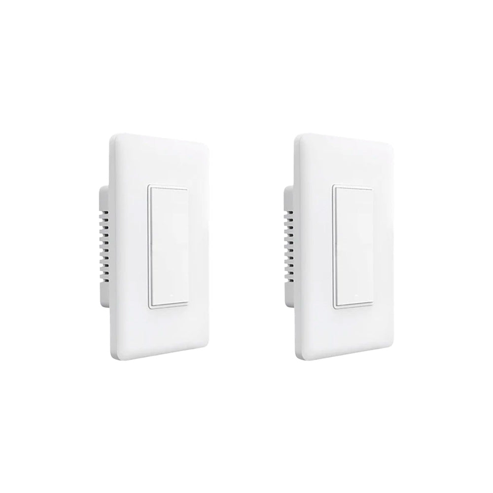 Pack 2x Interruptor de pared sin neutro simple Aqara