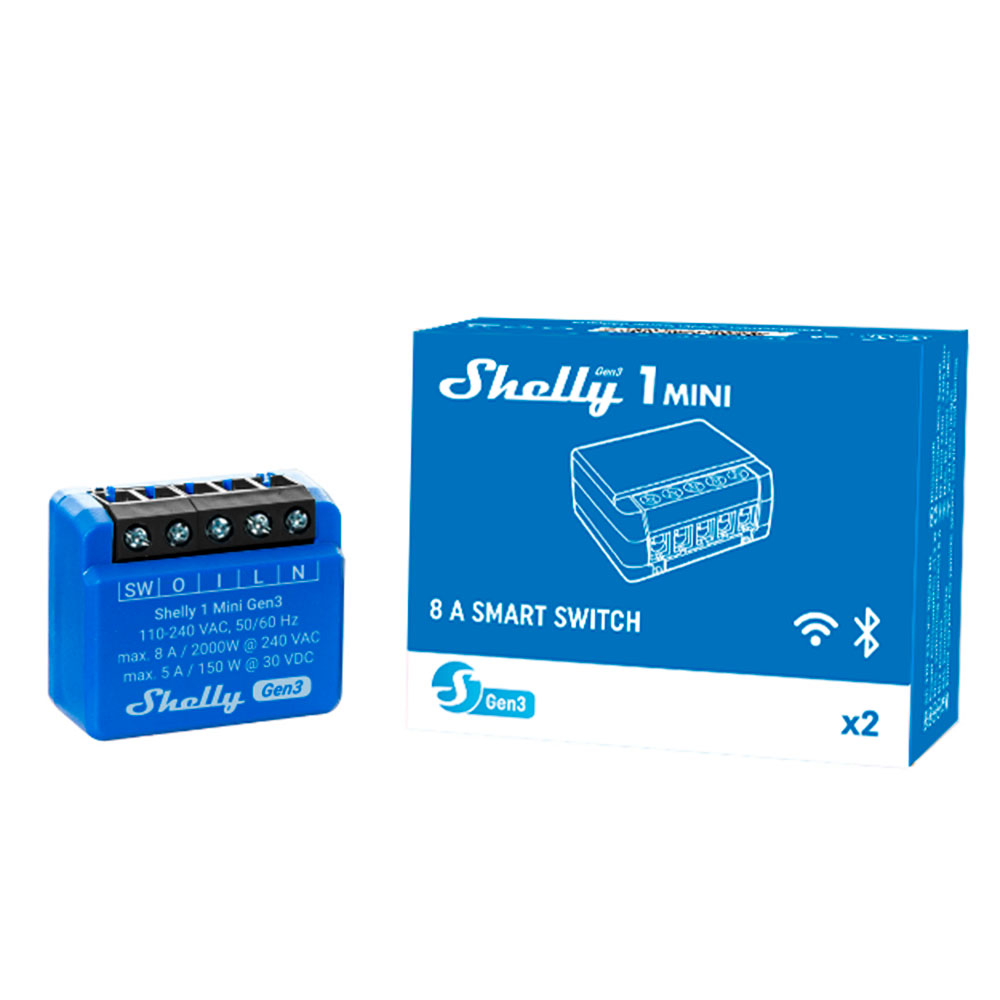 Interruptor Relay Plus 1 Mini Gen 3 Shelly