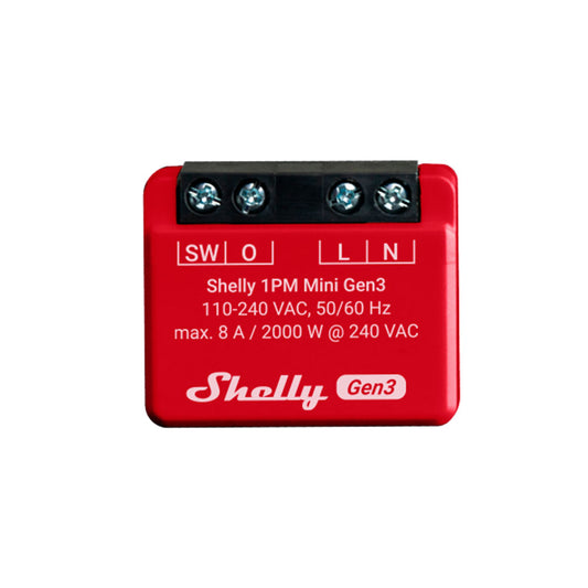 Interruptor Relay Plus 1 PM Mini Gen 3 Shelly
