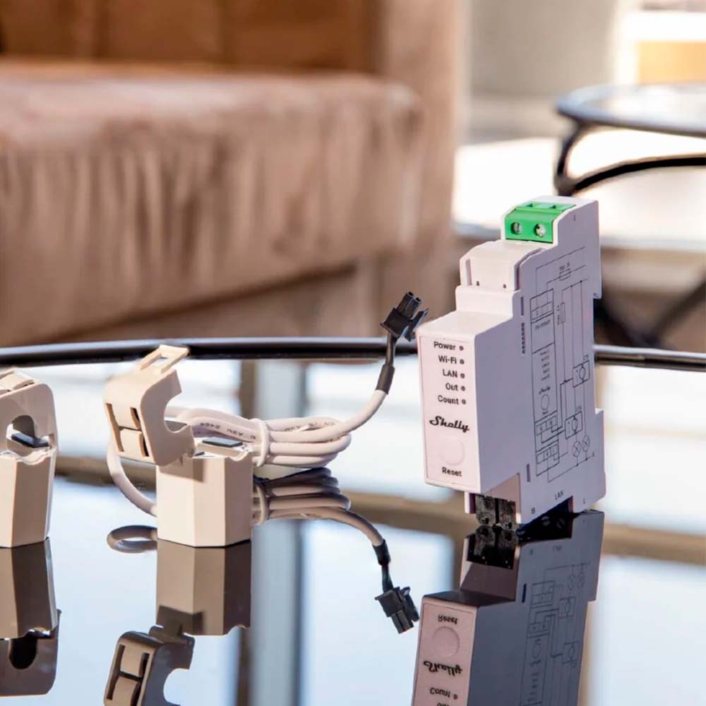 Medidor de Energía Shelly Pro EM-50