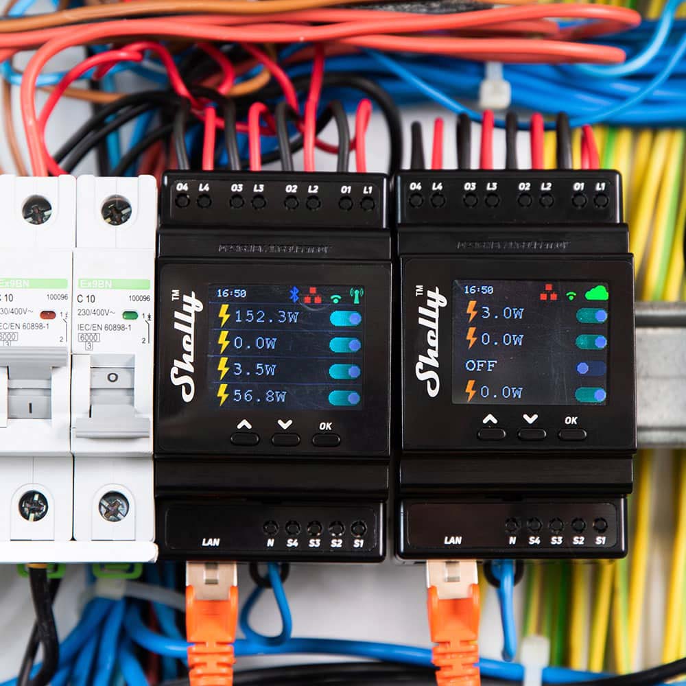 Interruptor Relay Inteligente Pro 4PM Shelly